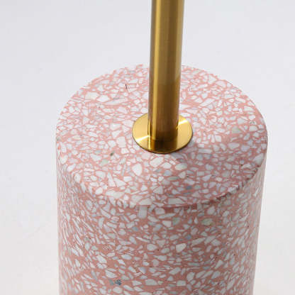 Modern Marble Metal Round End Table