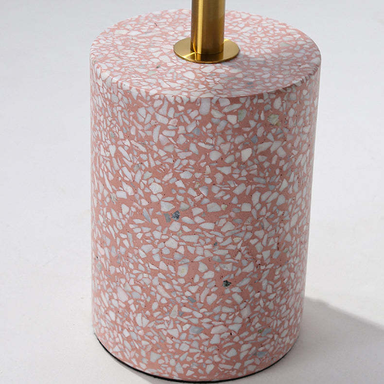 Modern Marble Metal Round End Table