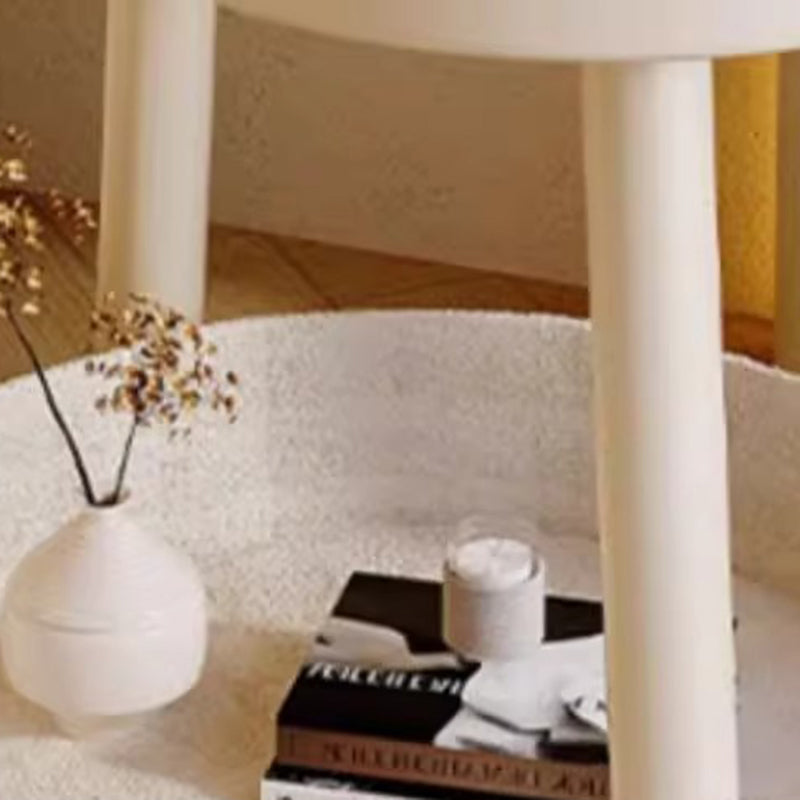 Minimalist Iron Flower 2-Tier End Table