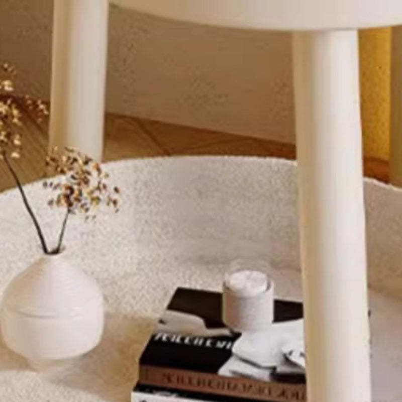 Minimalist Iron Flower 2-Tier End Table