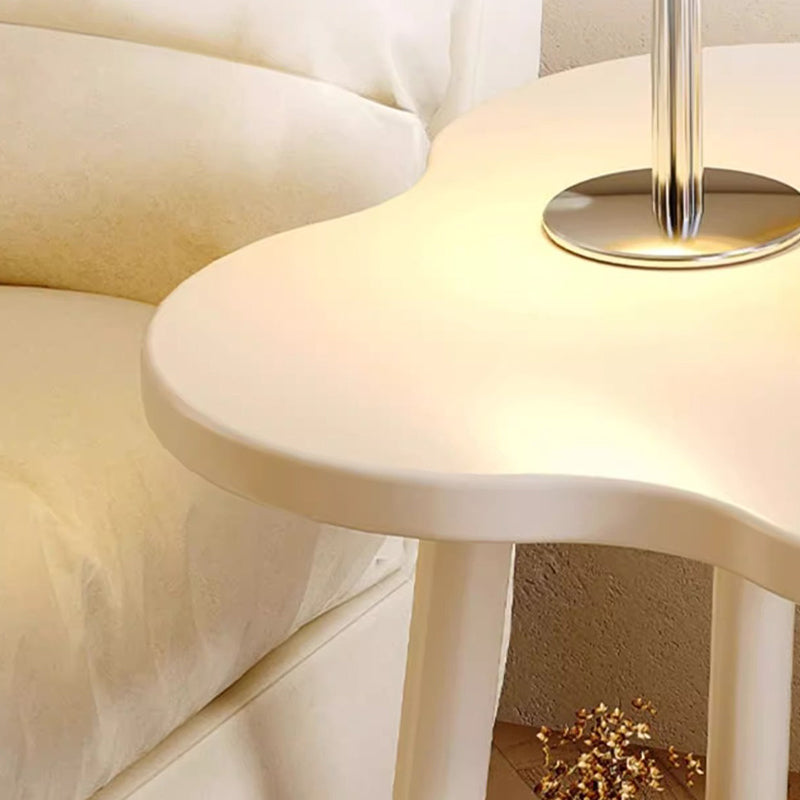 Minimalist Iron Flower 2-Tier End Table