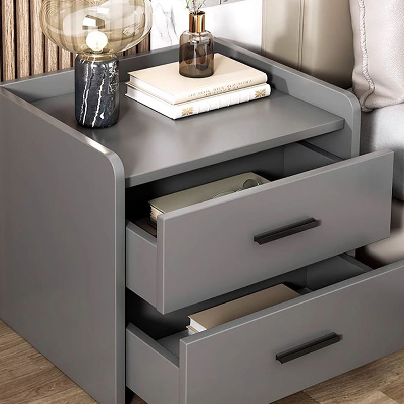 Minimalist Cylindrical 2-Drawer Nightstand