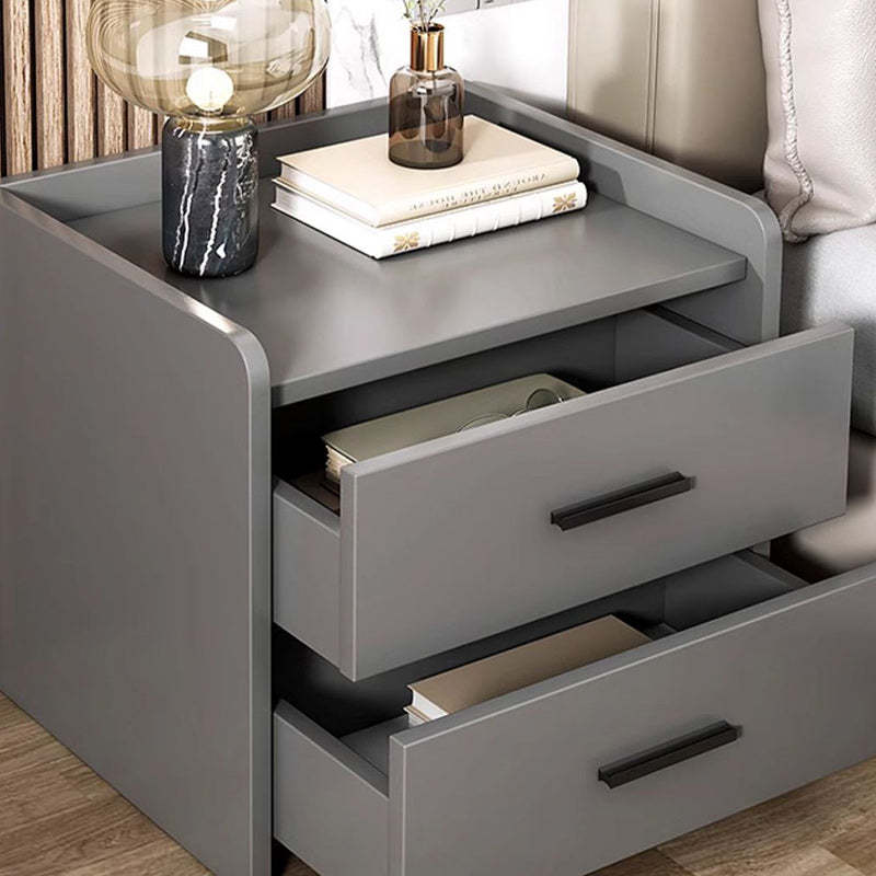 Minimalist Cylindrical 2-Drawer Nightstand