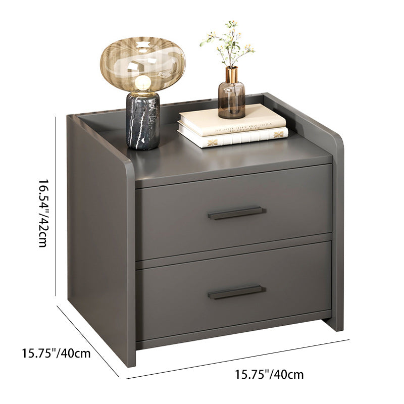 Minimalist Cylindrical 2-Drawer Nightstand
