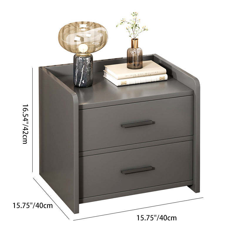 Minimalist Cylindrical 2-Drawer Nightstand