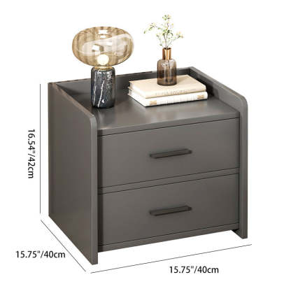 Minimalist Cylindrical 2-Drawer Nightstand