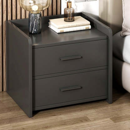 Minimalist Cylindrical 2-Drawer Nightstand