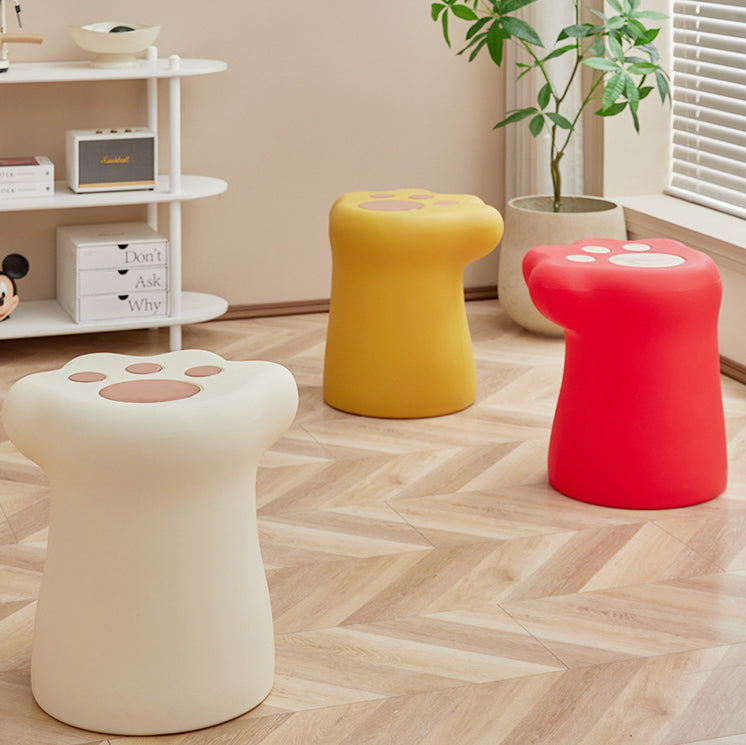 Nordic Cat Scratching Side Table Chair Set — Table / Turmeric