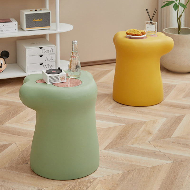 Nordic Cat Scratching Side Table Chair Set — Chair / Red