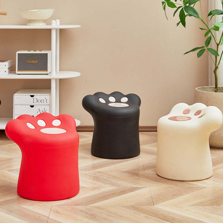 Nordic Cat Scratching Side Table Chair Set — Chair / Black