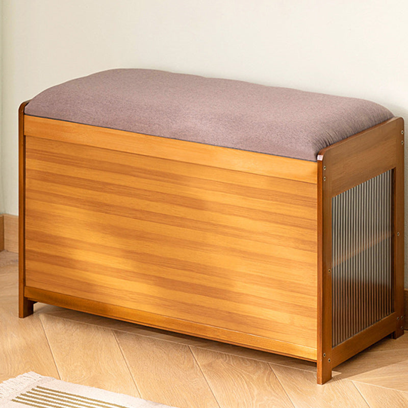 Contemporary Fabric 2-Tier Flip-Door Shoe Storage