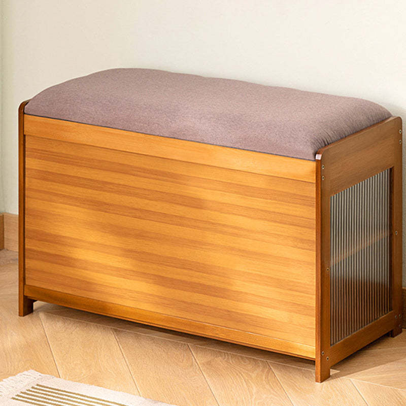 Contemporary Fabric 2-Tier Flip-Door Shoe Storage