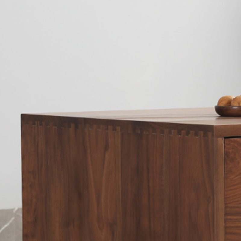 Minimalist Wood Coffee Table 4-Drawer
