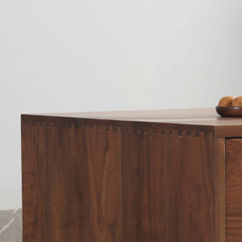Minimalist Wood Coffee Table 4-Drawer