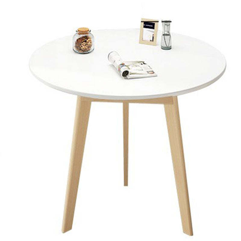 Minimalist Wood Tripod Coffee Table — Wood Color