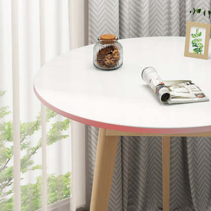 Minimalist Wood Tripod Coffee Table — Wood Color