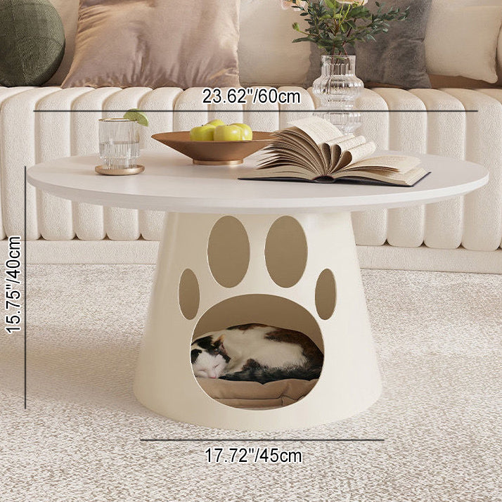 Cat Scratching Coffee Table 1-Cabinet — Black