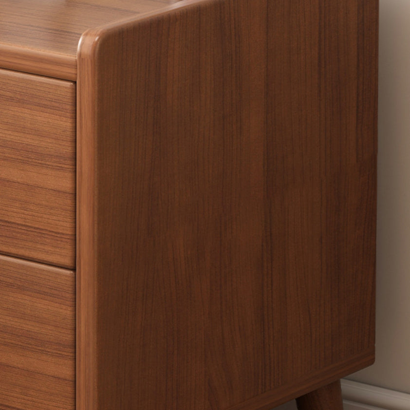 Retro 2-Drawer Nightstand