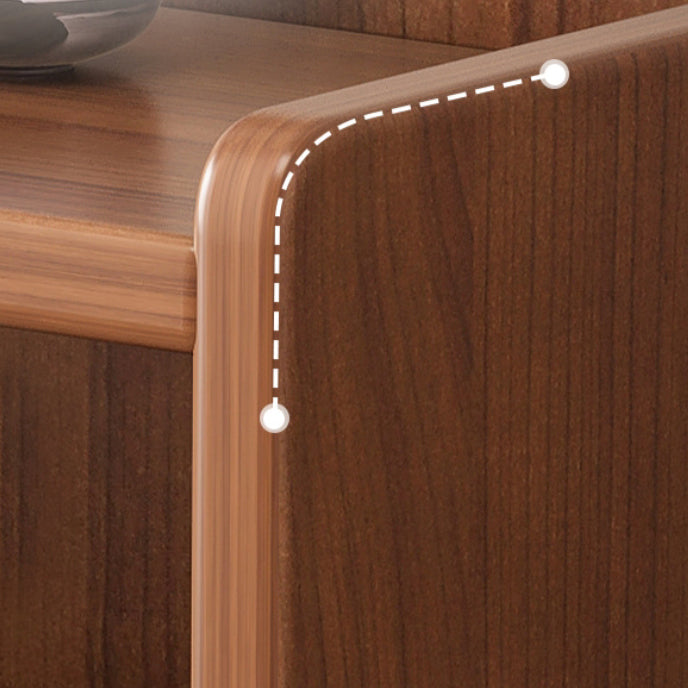 Retro 2-Drawer Nightstand