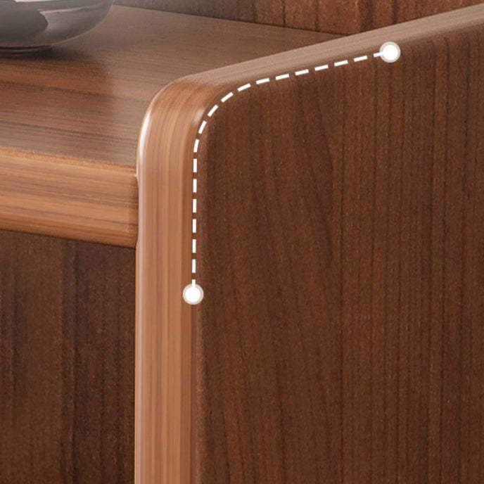 Retro 2-Drawer Nightstand