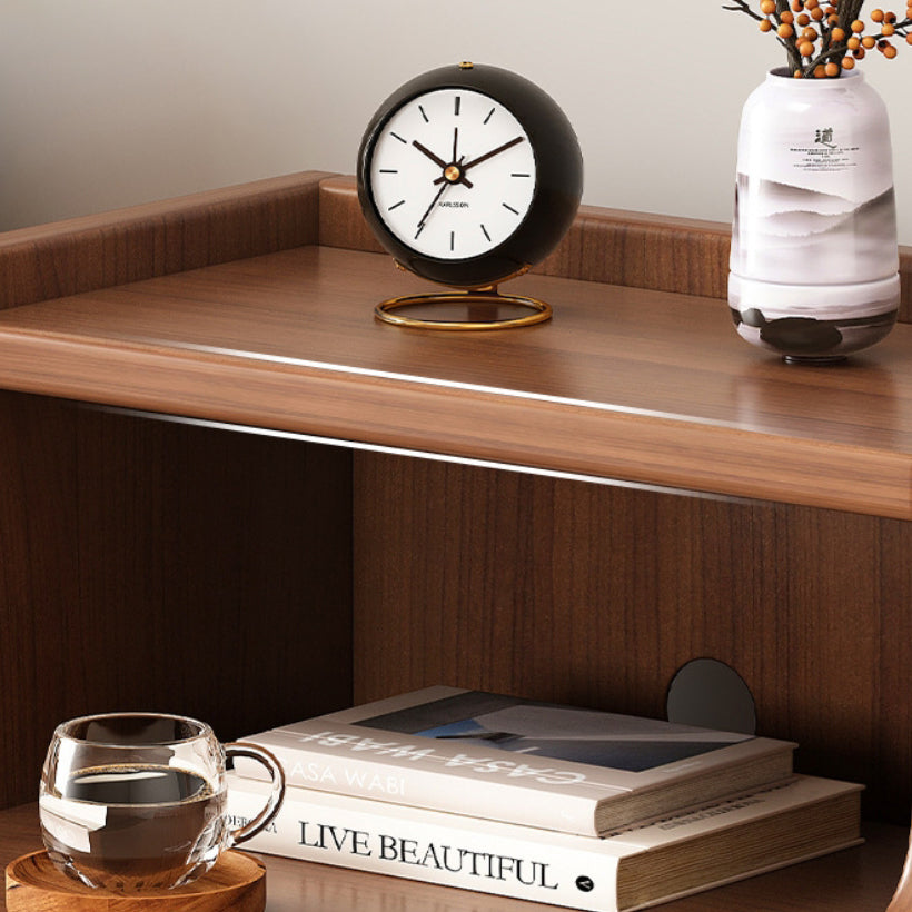 Retro 2-Drawer Nightstand