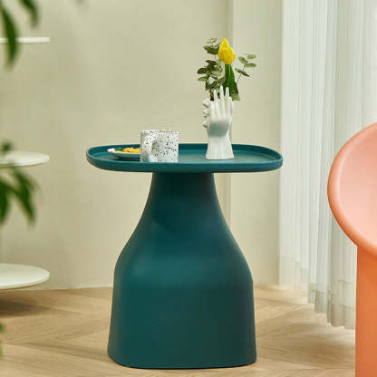 Nordic Macaron Tray Side Table — Gray