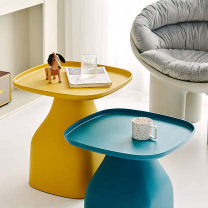 Nordic Macaron Tray Side Table — Khaki