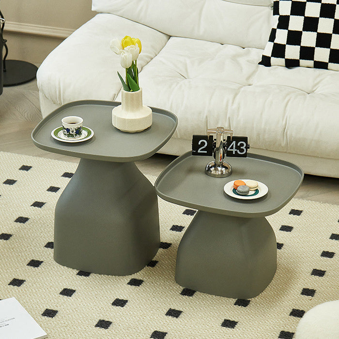 Nordic Macaron Tray Side Table — Blue