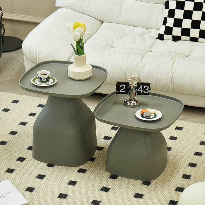 Nordic Macaron Tray Side Table — Blue
