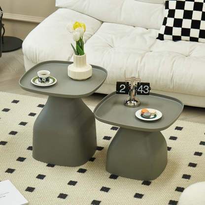 Nordic Macaron Tray Side Table — Blue