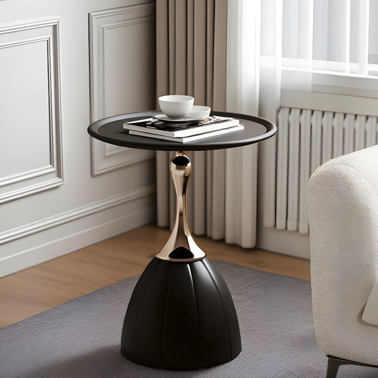 Nordic Iron Tray Side Table — Black