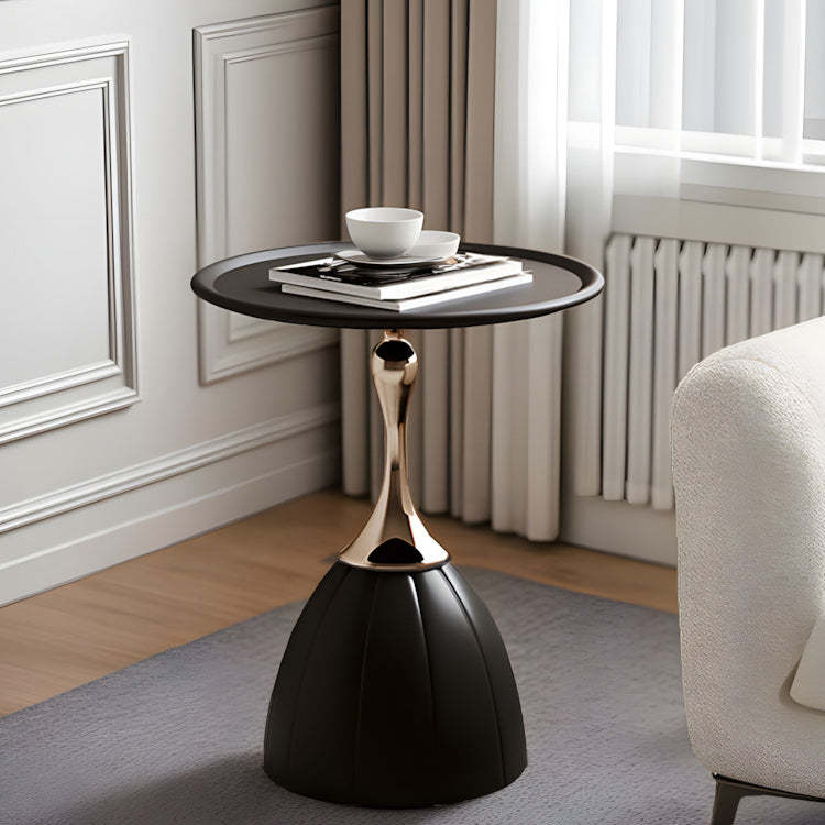 Nordic Iron Tray Side Table — Black