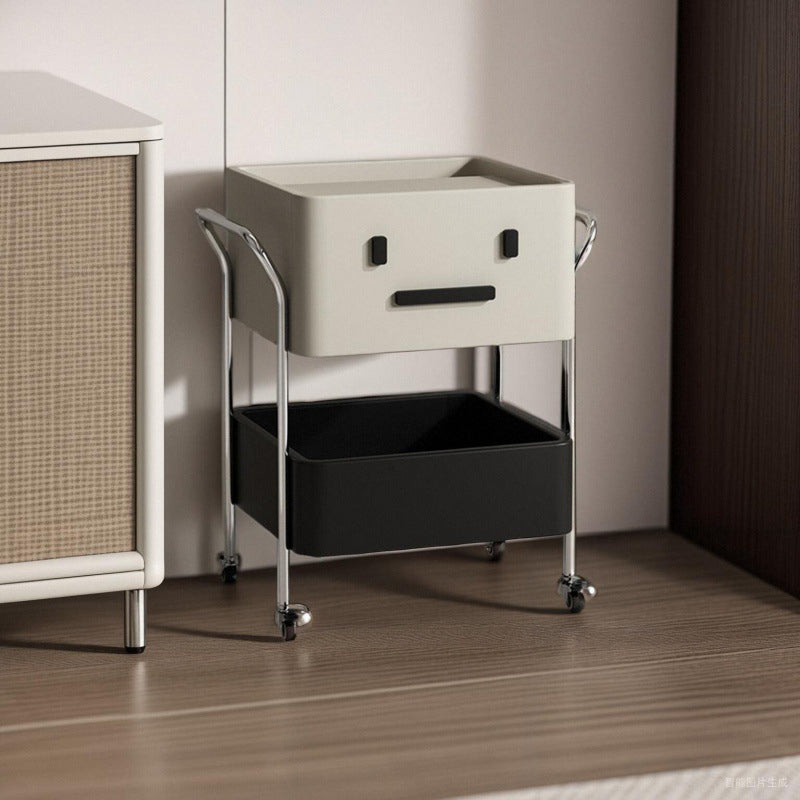Contemporary Robot Stainless Steel Side Cabinet