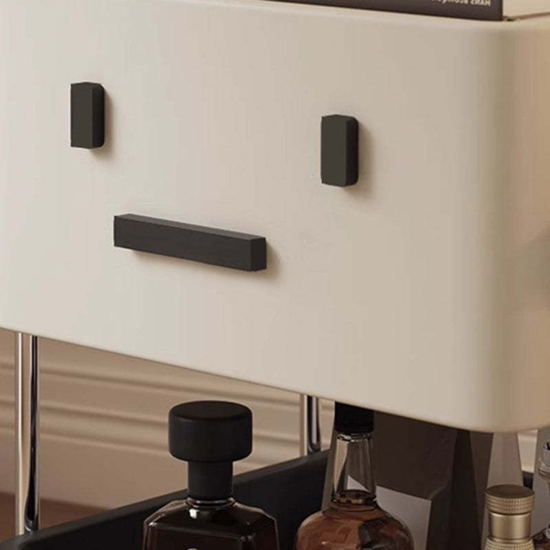 Contemporary Robot Stainless Steel Side Cabinet