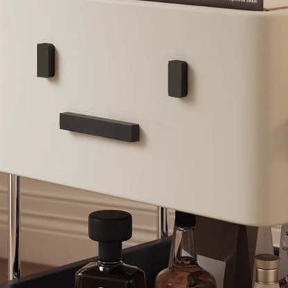 Contemporary Robot Stainless Steel Side Cabinet