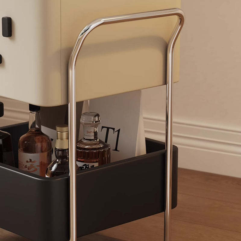 Contemporary Robot Stainless Steel Side Cabinet