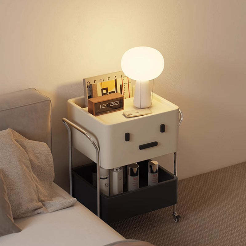 Contemporary Robot Stainless Steel Side Cabinet