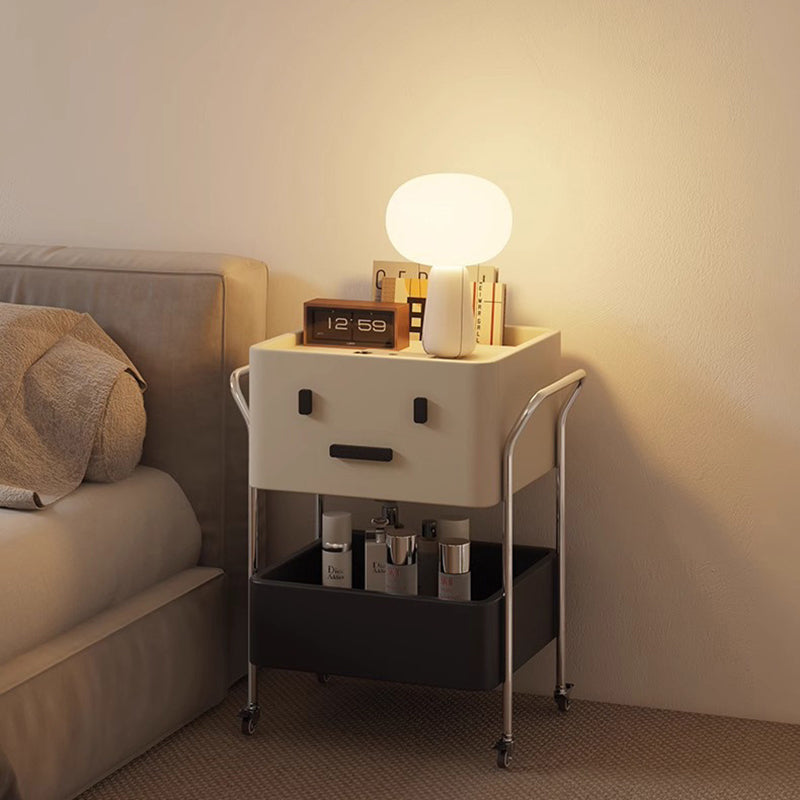 Contemporary Robot Stainless Steel Side Cabinet
