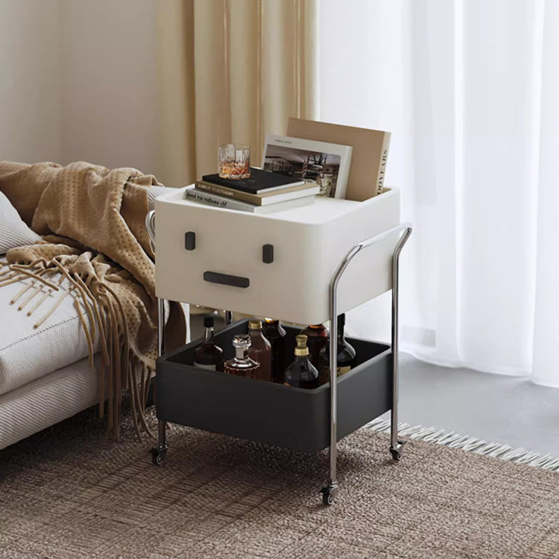 Contemporary Robot Stainless Steel Side Cabinet