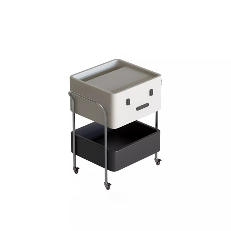 Contemporary Robot Stainless Steel Side Cabinet