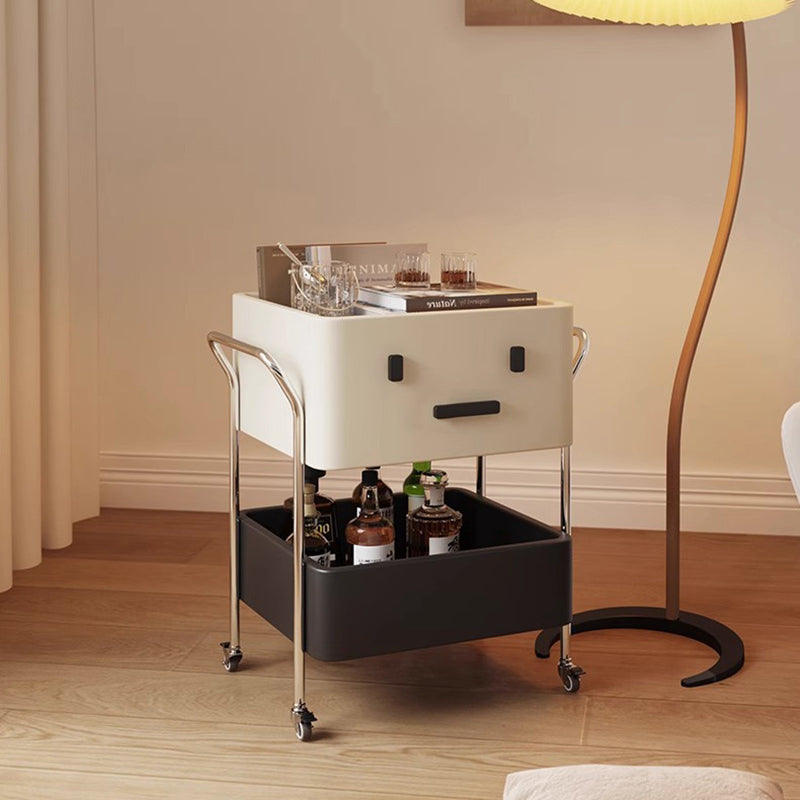 Contemporary Robot Stainless Steel Side Cabinet
