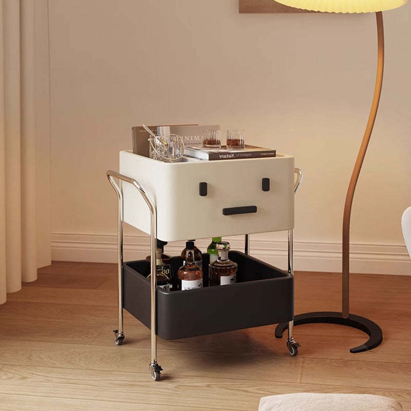 Contemporary Robot Stainless Steel Side Cabinet