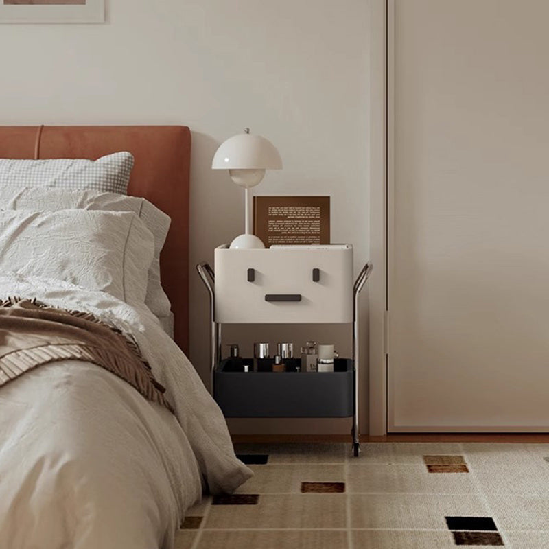 Contemporary Robot Stainless Steel Side Cabinet