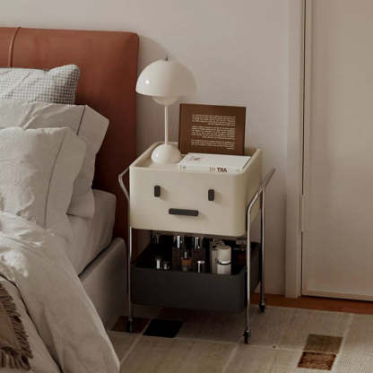 Contemporary Robot Stainless Steel Side Cabinet