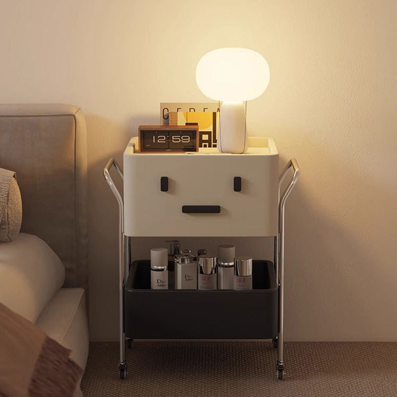 Contemporary Robot Stainless Steel Side Cabinet
