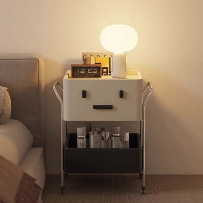 Contemporary Robot Stainless Steel Side Cabinet