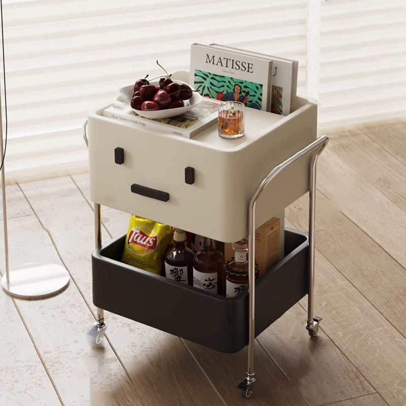 Contemporary Robot Stainless Steel Side Cabinet
