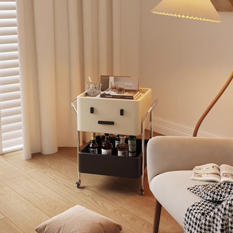 Contemporary Robot Stainless Steel Side Cabinet
