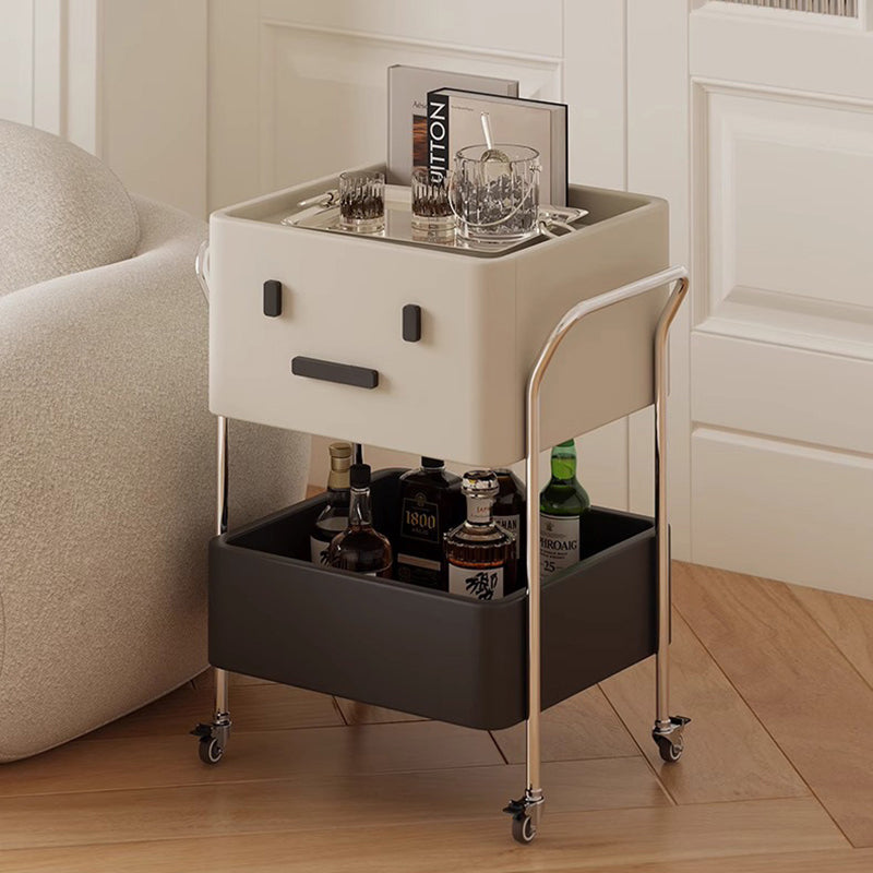 Contemporary Robot Stainless Steel Side Cabinet