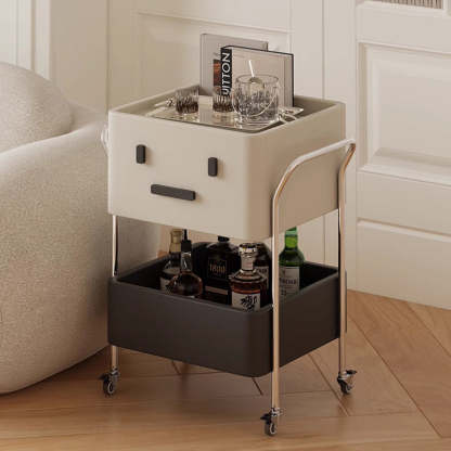 Contemporary Robot Stainless Steel Side Cabinet